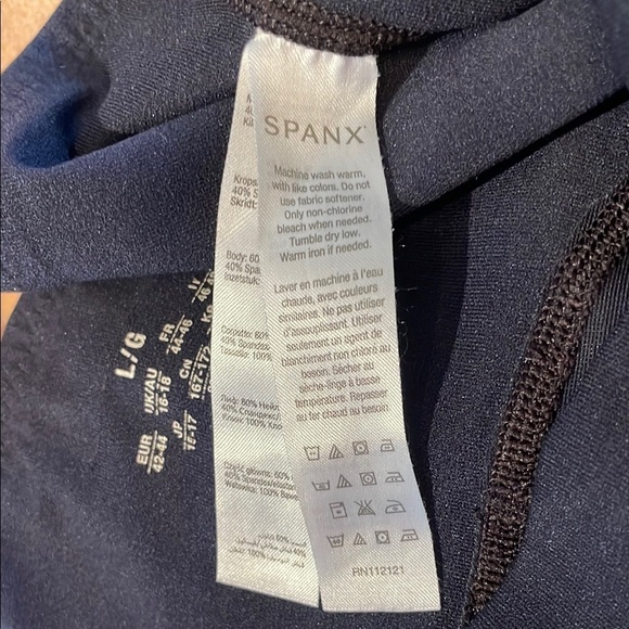 Women’s Navy Blue Leggings by SPANX Sz Lg - Picture 5 of 5